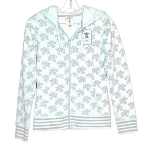 HBC Hudson's Bay Vancouver 2010 Olympics Ice Blue and Grey Hoodie Women's XS